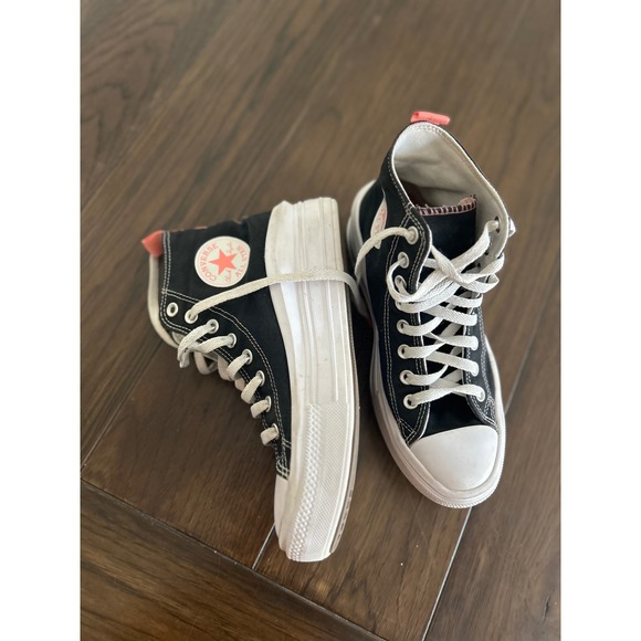 Converse Chuck Taylor All Star Lift Platform High Top Black Sneakers - Picture 1 of 7